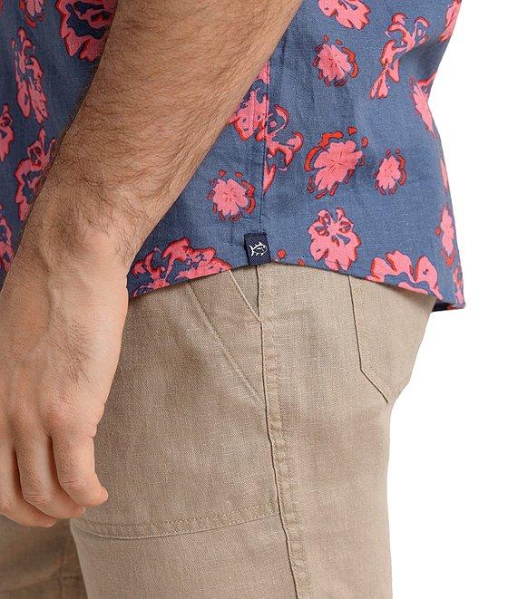 Southern Tide Blossom Bliss Short Sleeve Woven Shirt Product Image