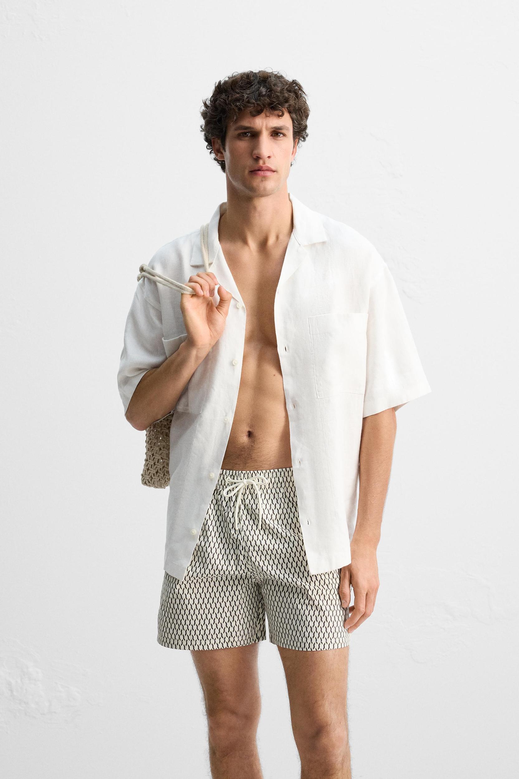 GEOMETRIC PRINT MEDIUM SWIMSUIT Product Image