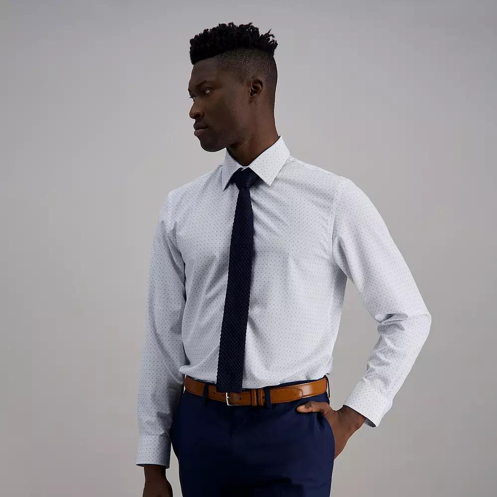 Men's Haggar® Smart Wash® Slim Fit Wrinkle Free Dress Shirt,  Product Image