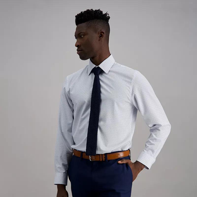 Men's Haggar® Smart Wash® Slim Fit Wrinkle Free Dress Shirt,  Product Image