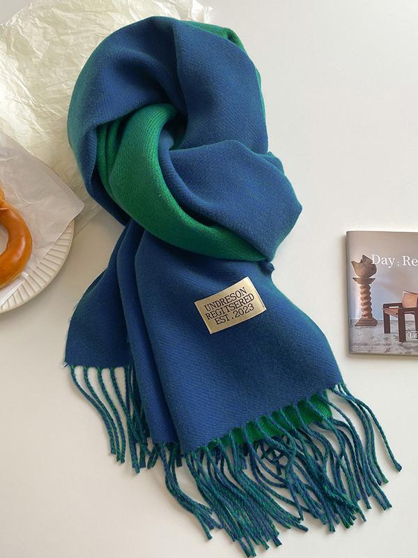 Keep Warm Tasseled Shawl&Scarf Product Image