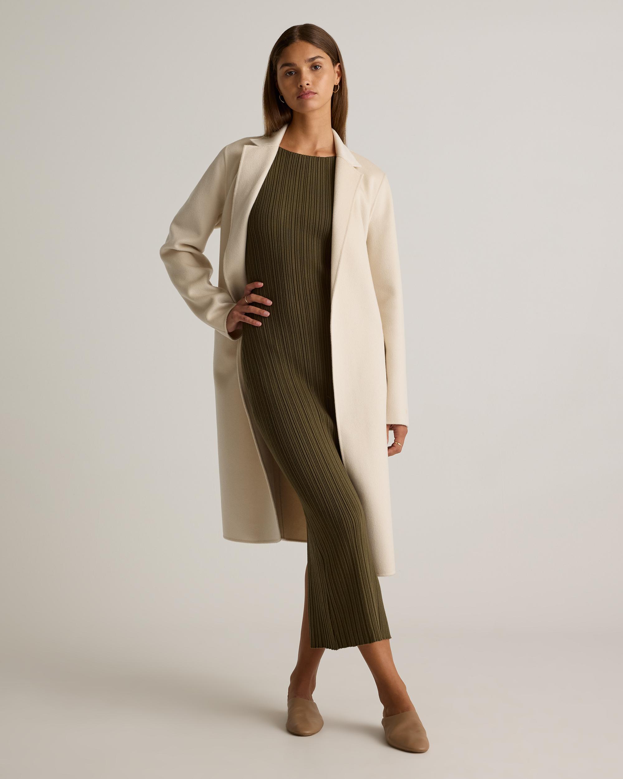 Quince | Women's 100% Mongolian Cashmere Double-Faced Wrap Coat Size XL Product Image