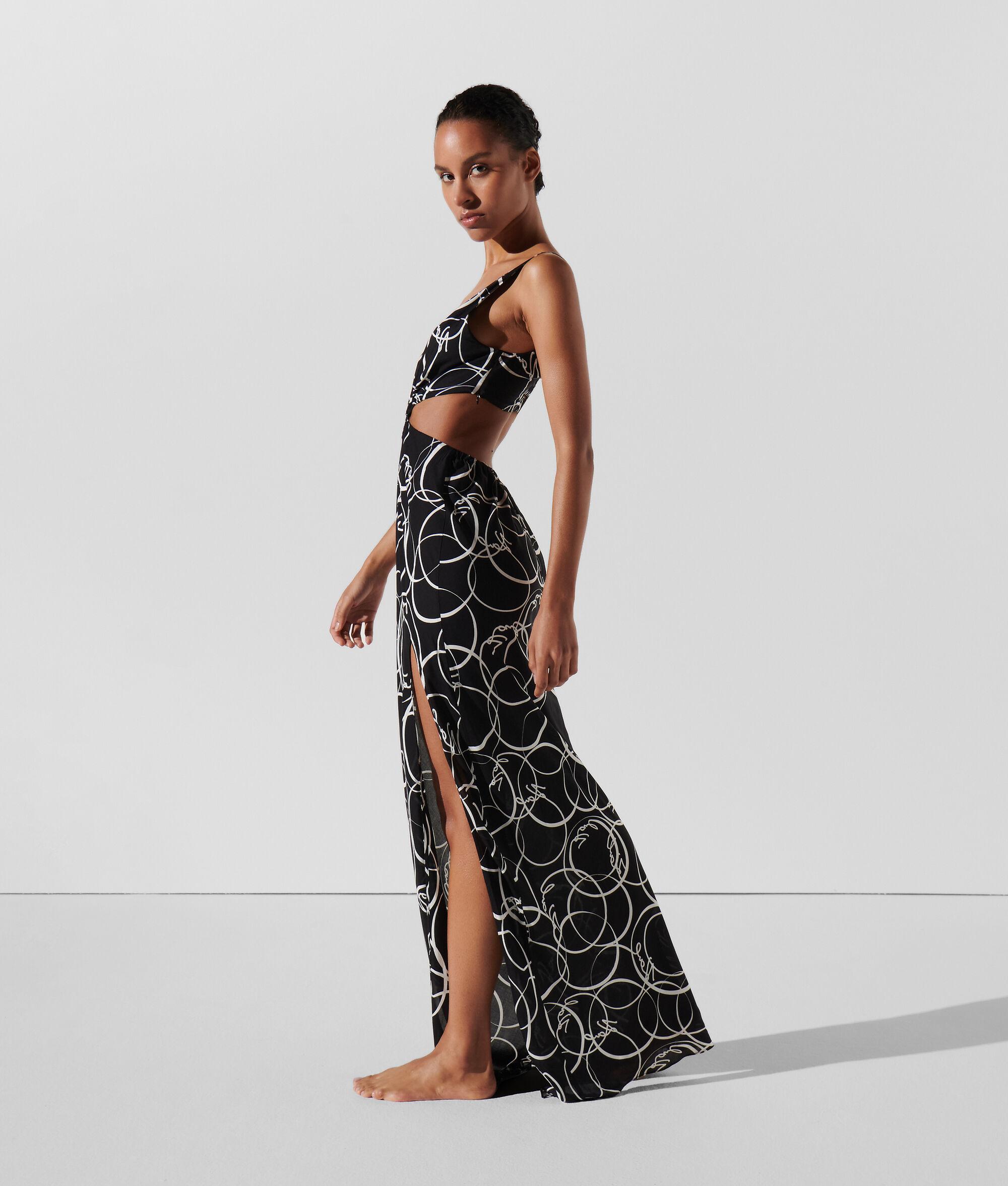 CIRCLE PRINT BEACH MAXI DRESS Product Image