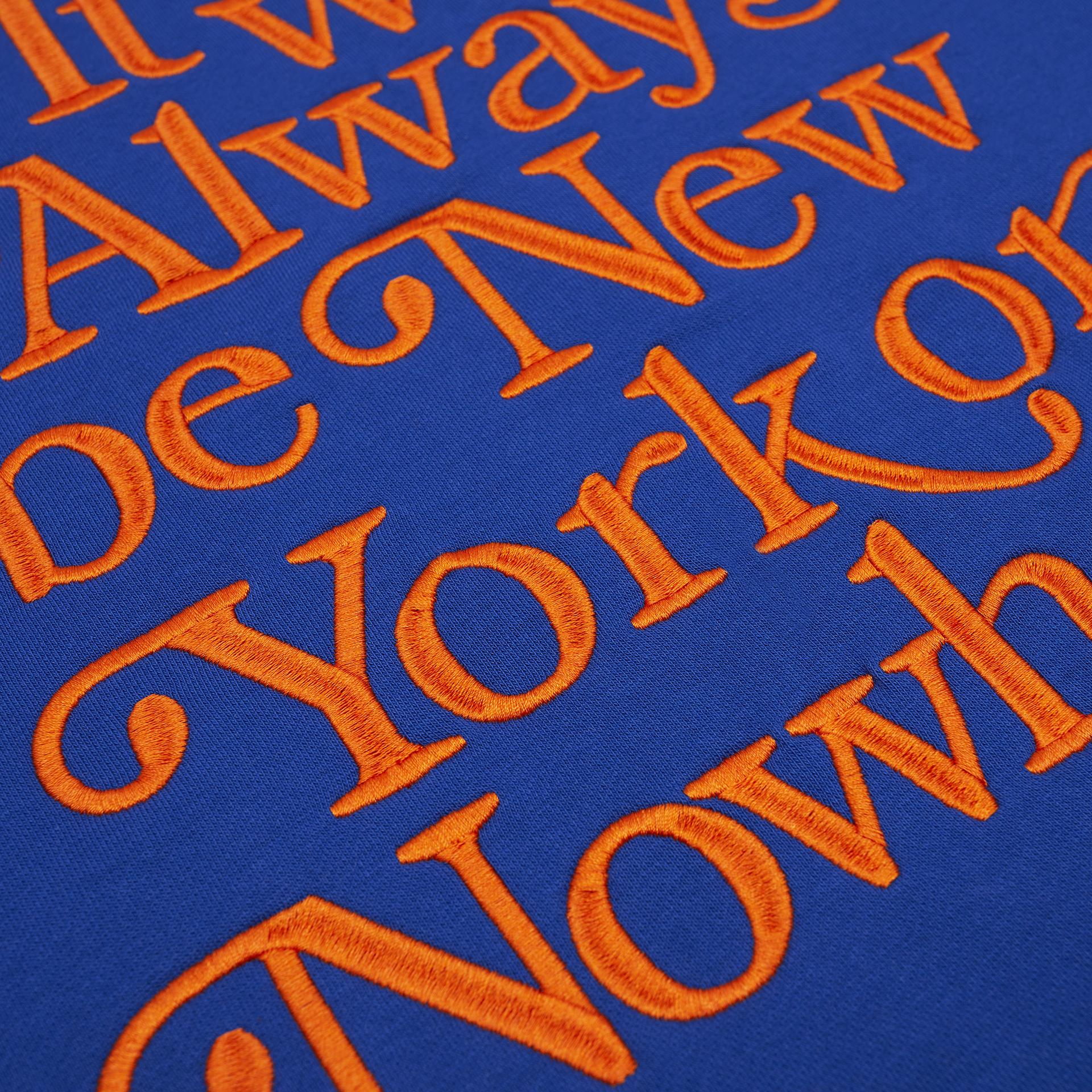 New York or Nowhere x New York Mets Light Royal Motto Hoodie Male Product Image