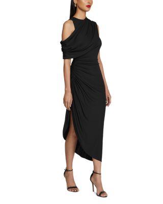 Gabrielle Matte Jersey Midi Dress Product Image
