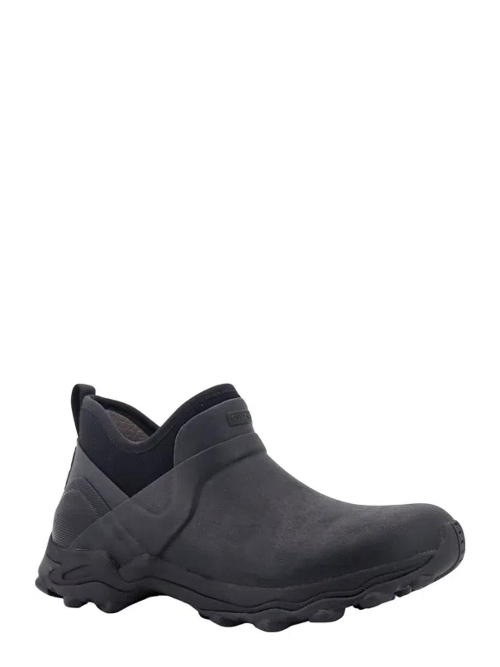 GIVENCHY Black Bogs Rubber Chelsea Boots In Multi Product Image