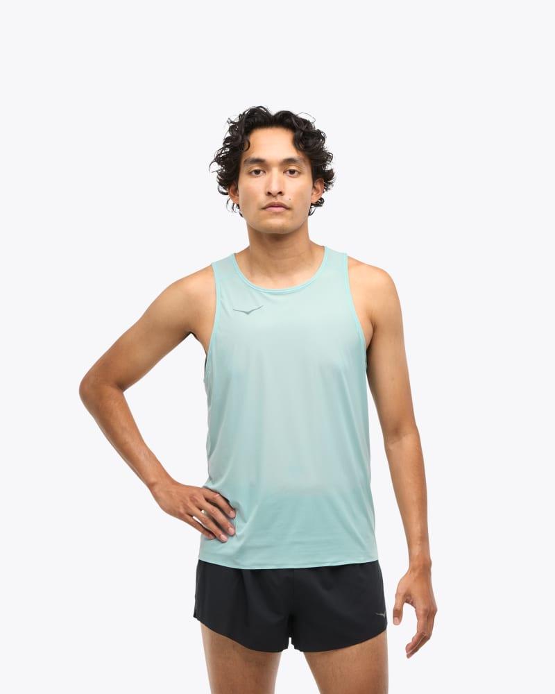 HOKA Mens Airolite Run Tank Top Product Image