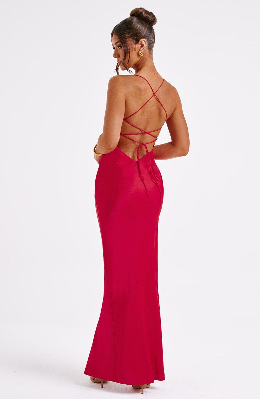 Misha Maxi Dress - Red Product Image