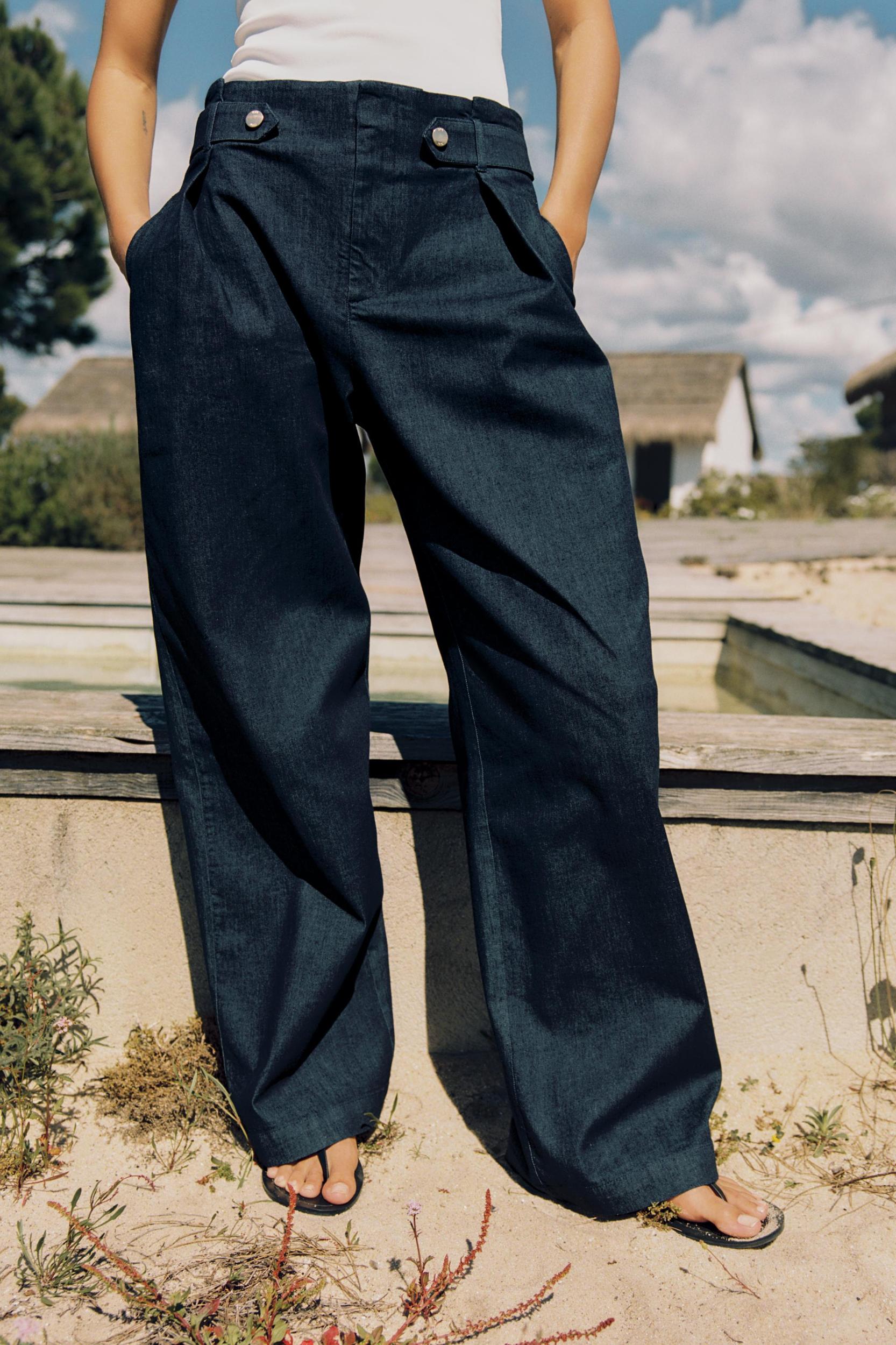 WIDE LEG PAPERBAG PANTS Product Image