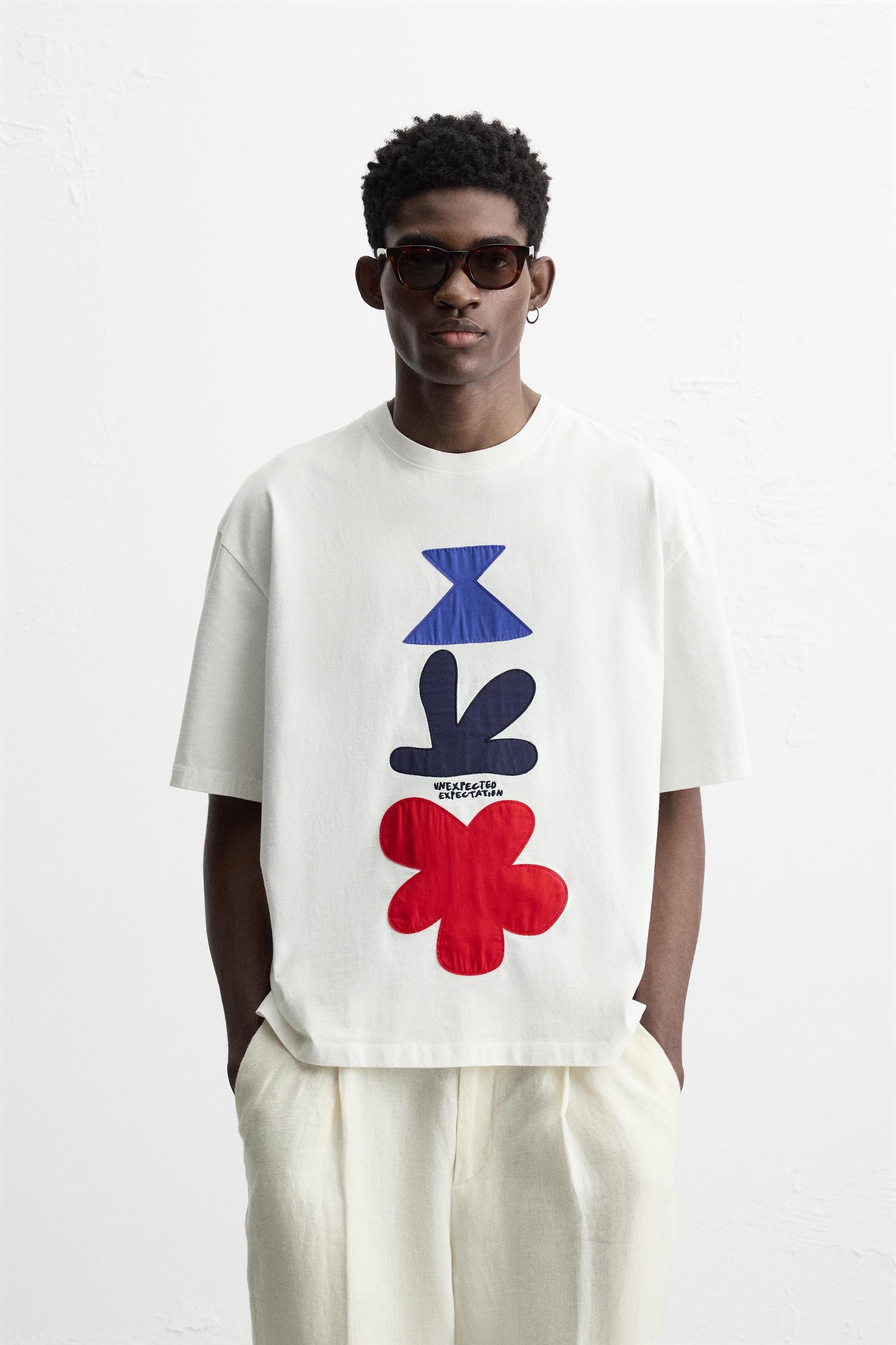 GEOMETRIC PATCH T-SHIRT Product Image