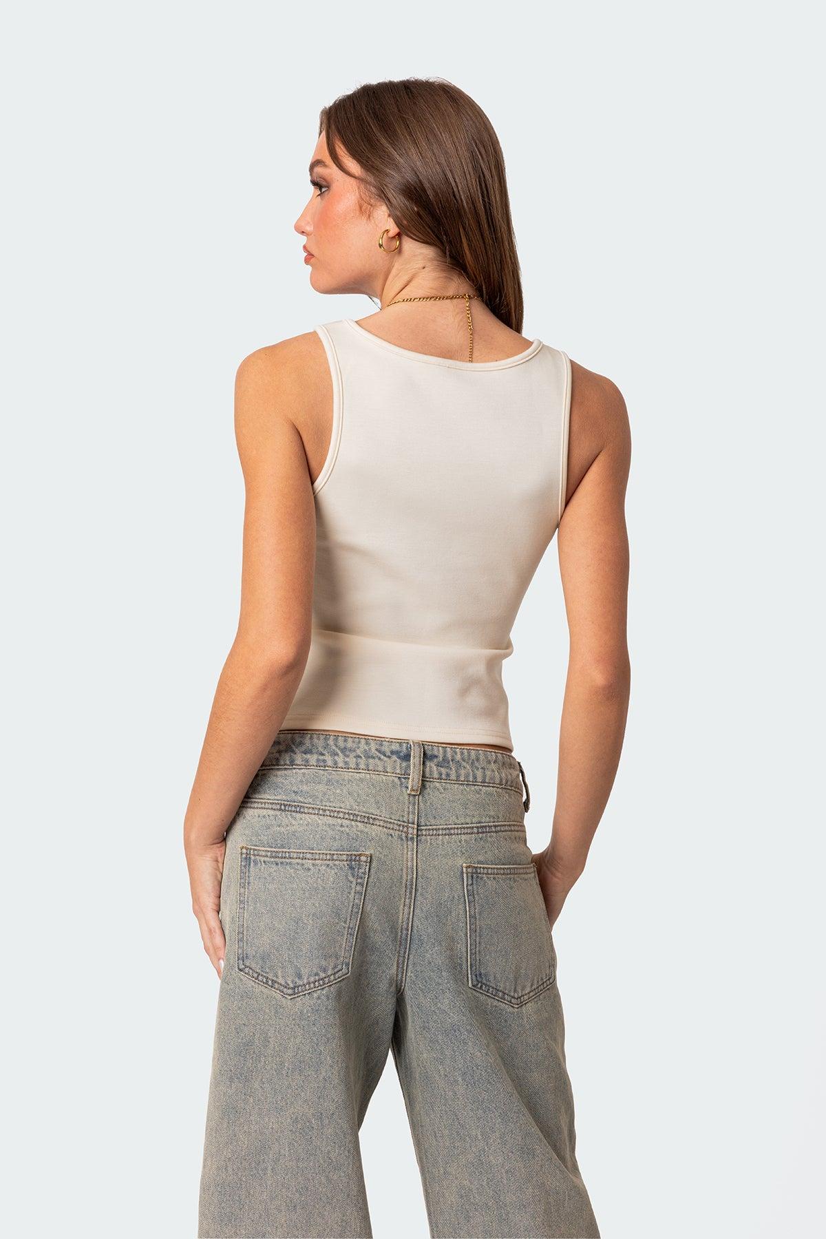 Isabetta Tie Front Top Product Image