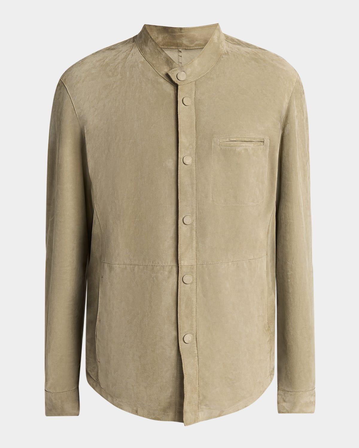 Mens Suede Overshirt Product Image