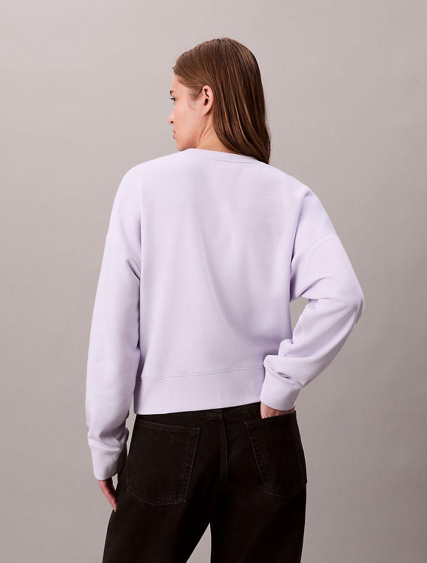 Monogram Logo Fleece Relaxed Sweatshirt Product Image