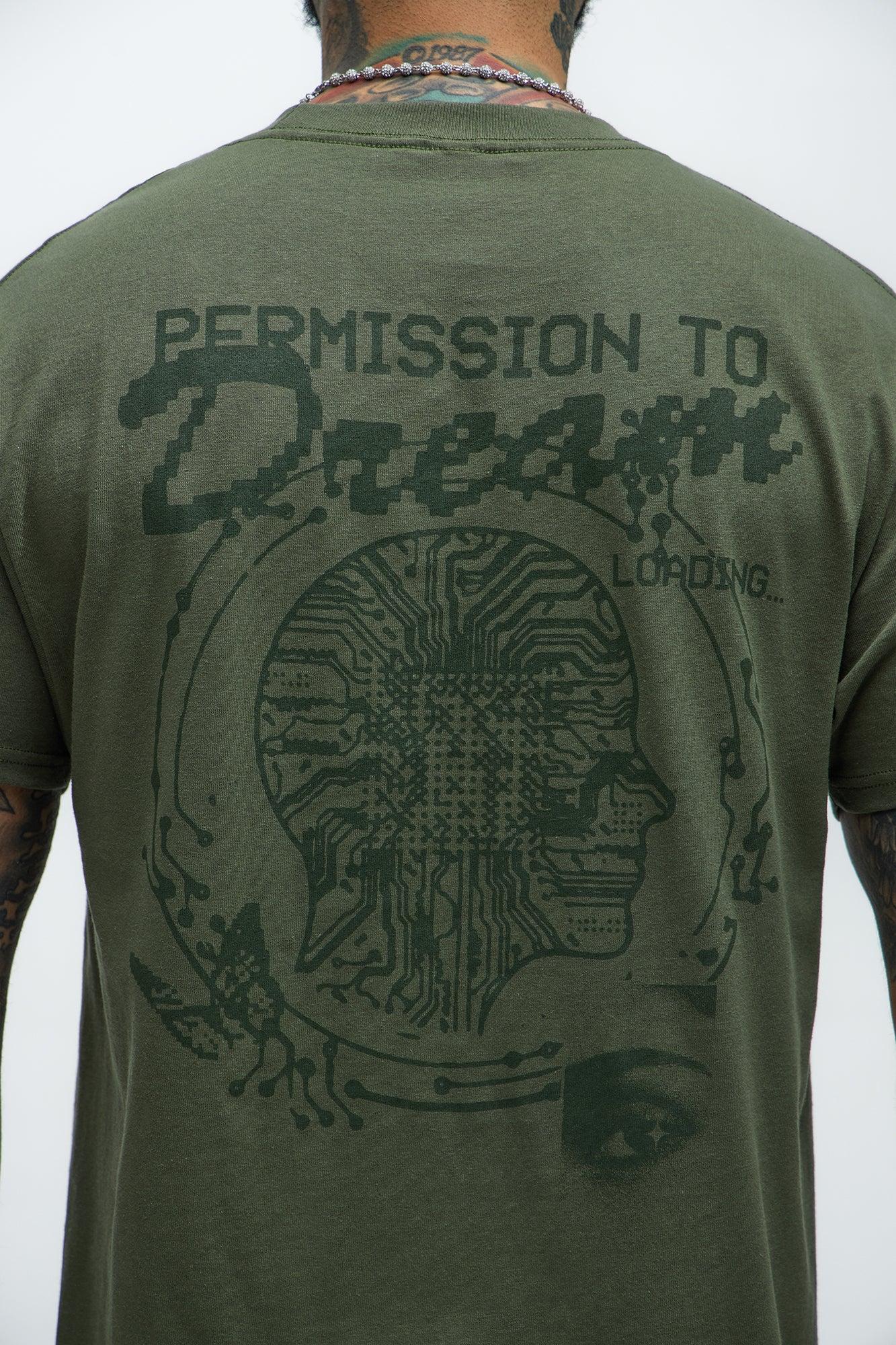Permission To Dream Short Sleeve Tee - Sage Product Image