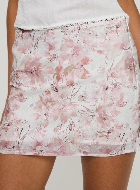 Gemelli Mini Skirt Floral Product Image