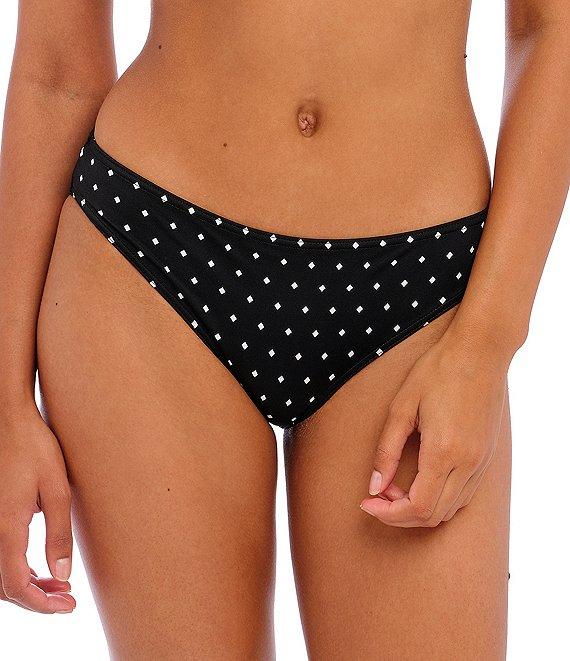 Freya Jewel Cove Dotted Print Moderate Coverage Bikini Hipster Swim Bottom Product Image