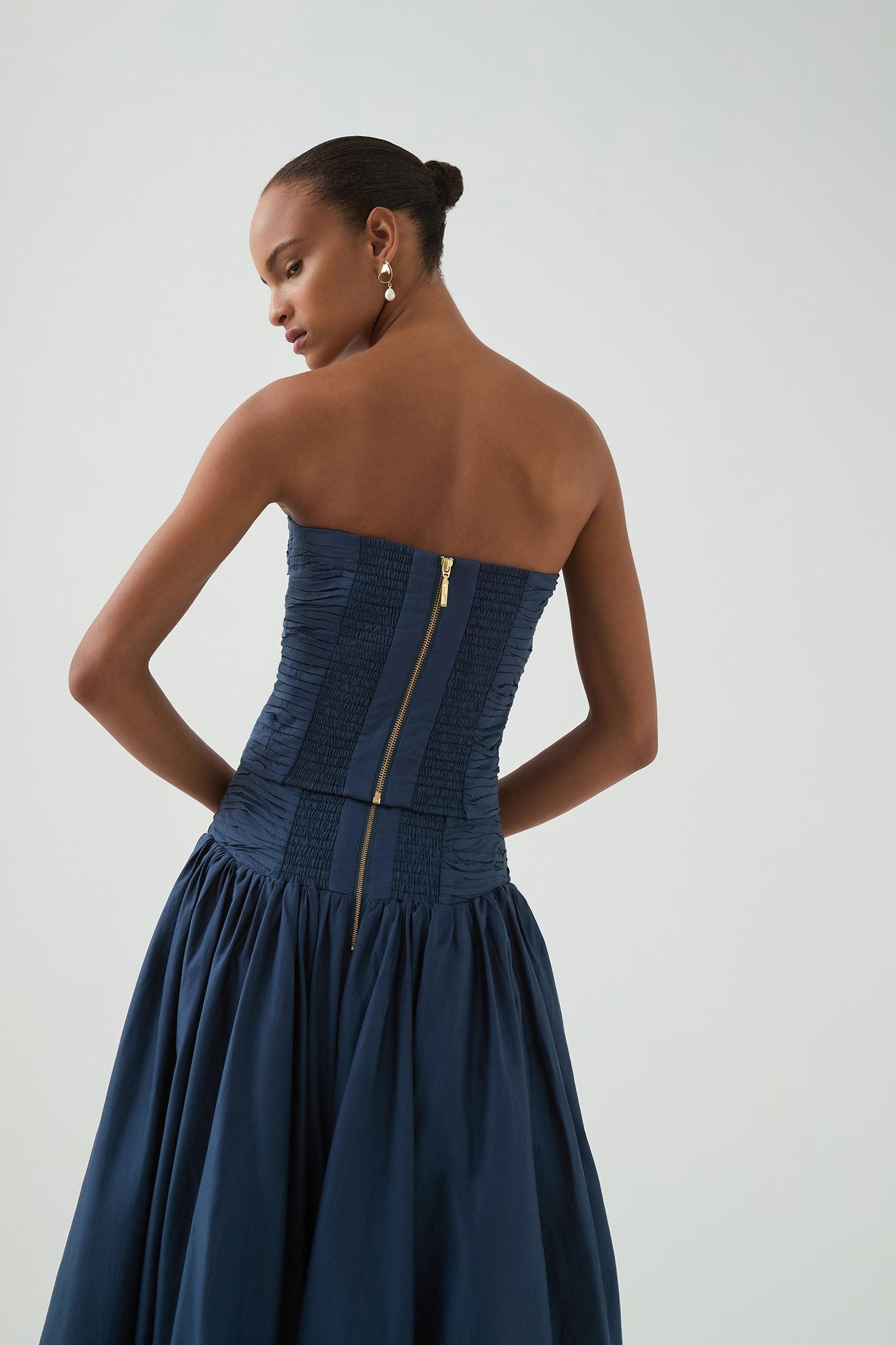 Violette Bubble Hem Mini Dress Product Image