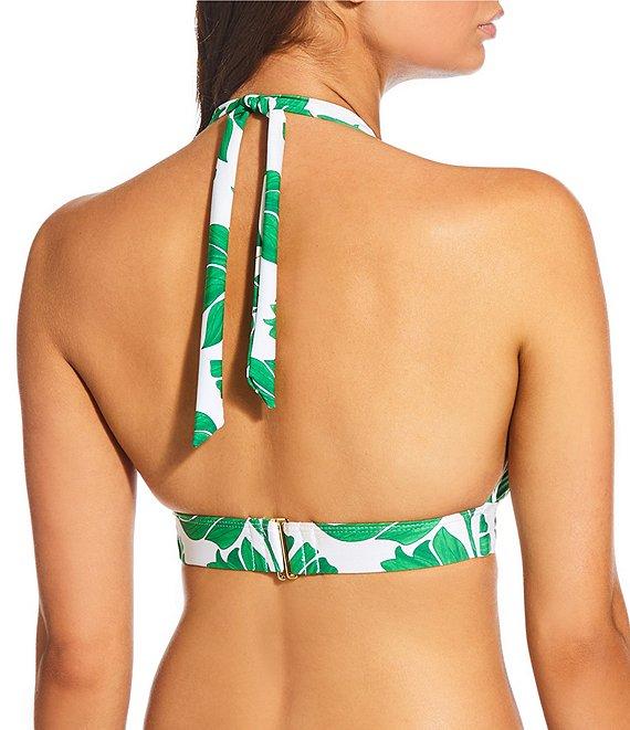 Alex Marie Signature Sculpt Nouveau Tropical Print Mid Rise Swim Bottom Product Image