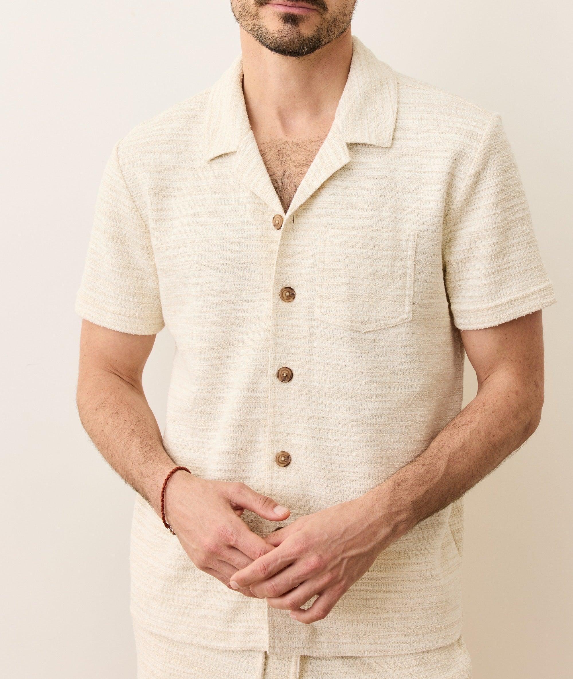 Cam Jacquard Resort Shirt Product Image