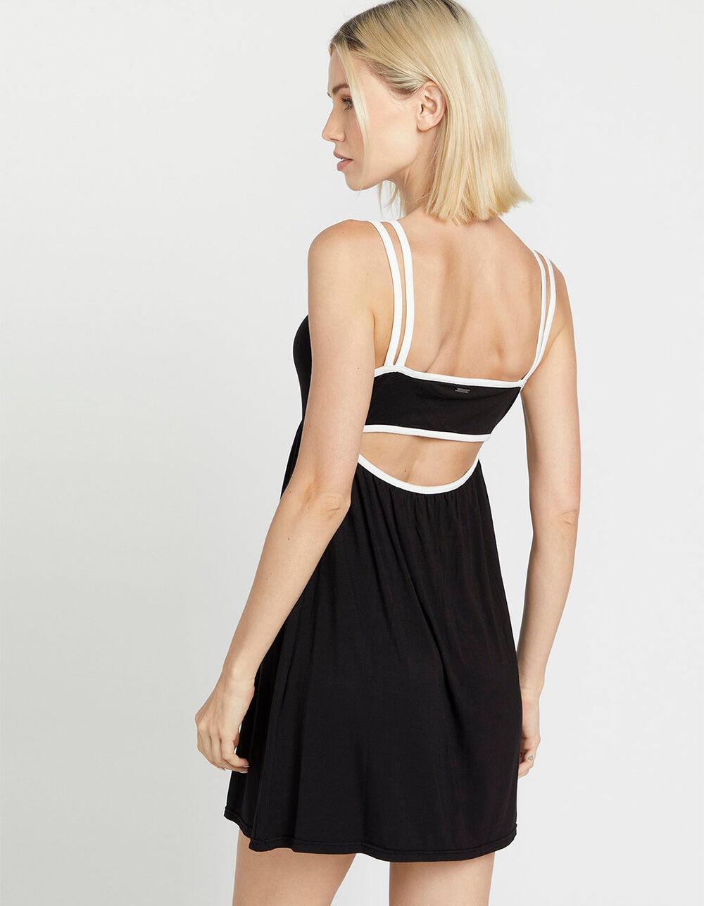 VOLCOM Oceanica Womens Mini Dress - BLK/WHT Product Image
