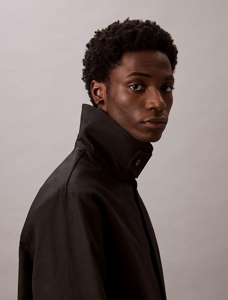 Cotton Long Mac Coat Product Image