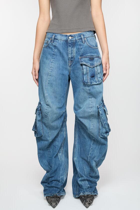 Denim cargo trousers Product Image