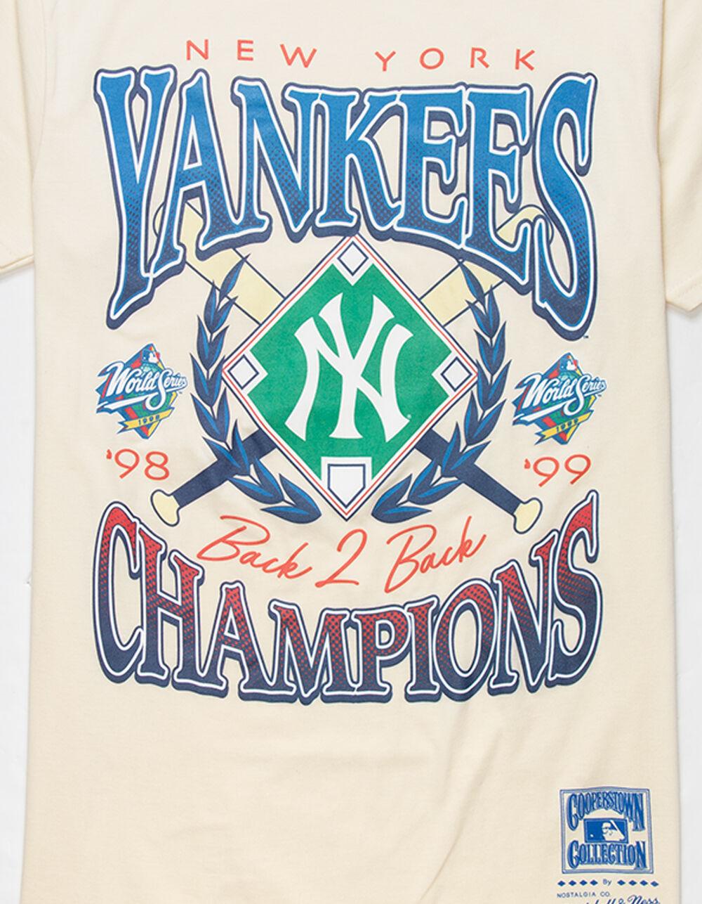 MITCHELL & NESS Yankees Champions Mens Tee - CREAM Product Image