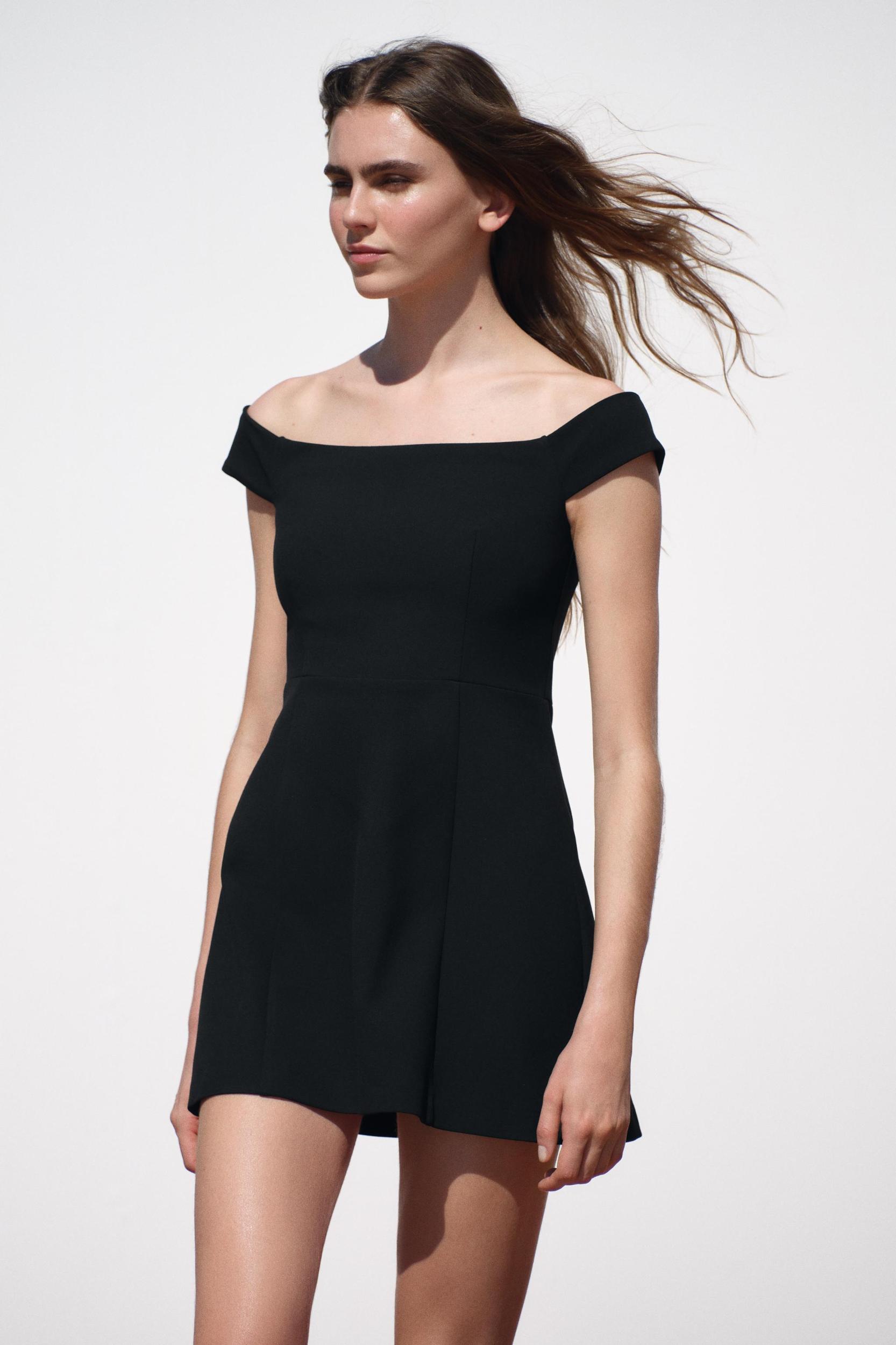 OFF-THE-SHOULDER MINI DRESS Product Image