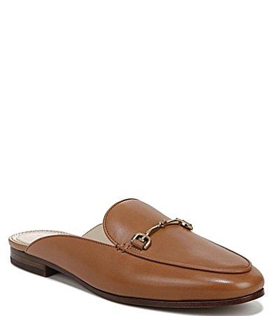 Womens Linnie Leather Loafer Mules Product Image
