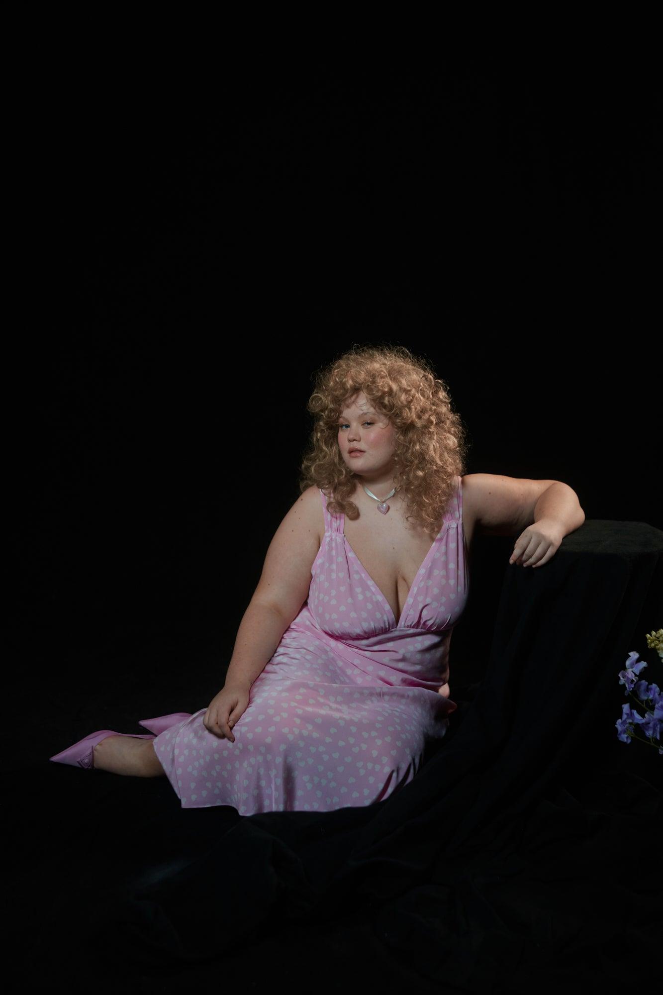 Two Hearts Goddess Slip Product Image