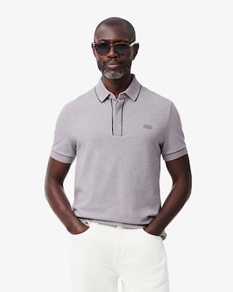 Men's Regular Fit Paris Stretch Piqué Polo Product Image