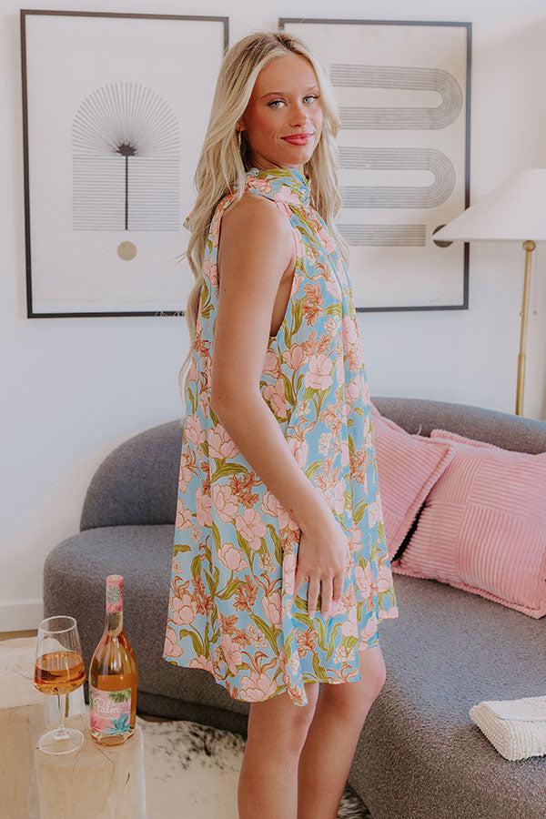 Downtown Happy Hour Satin Mini Dress Product Image