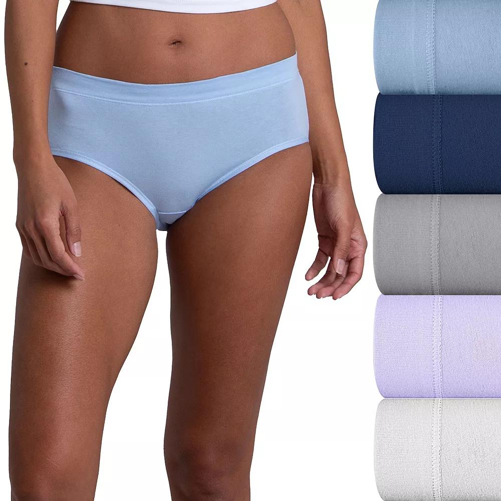 Women's Fruit of the Loom® 360 Stretch Low-Rise 5-pack Brief Panty 5DCSSLB,  Product Image
