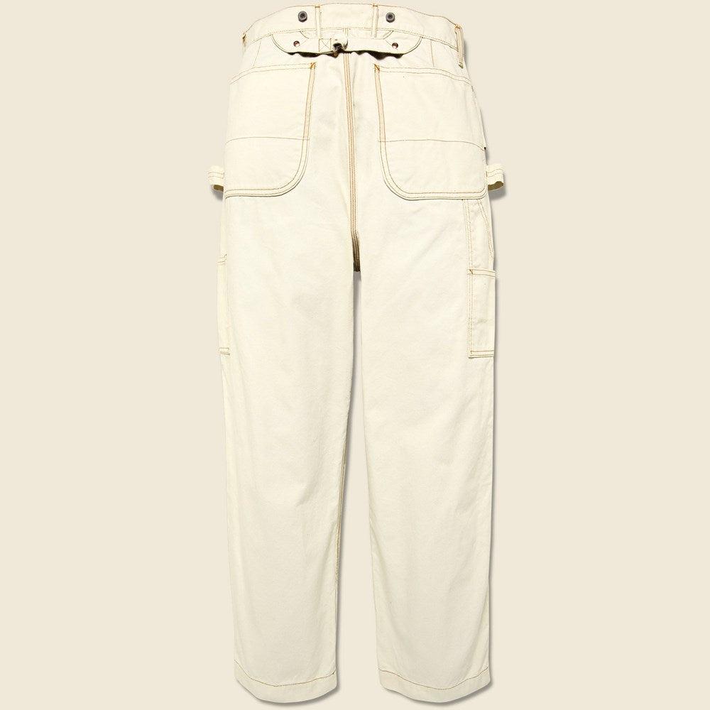 Canvas Lumber Pants - Ecru Product Image