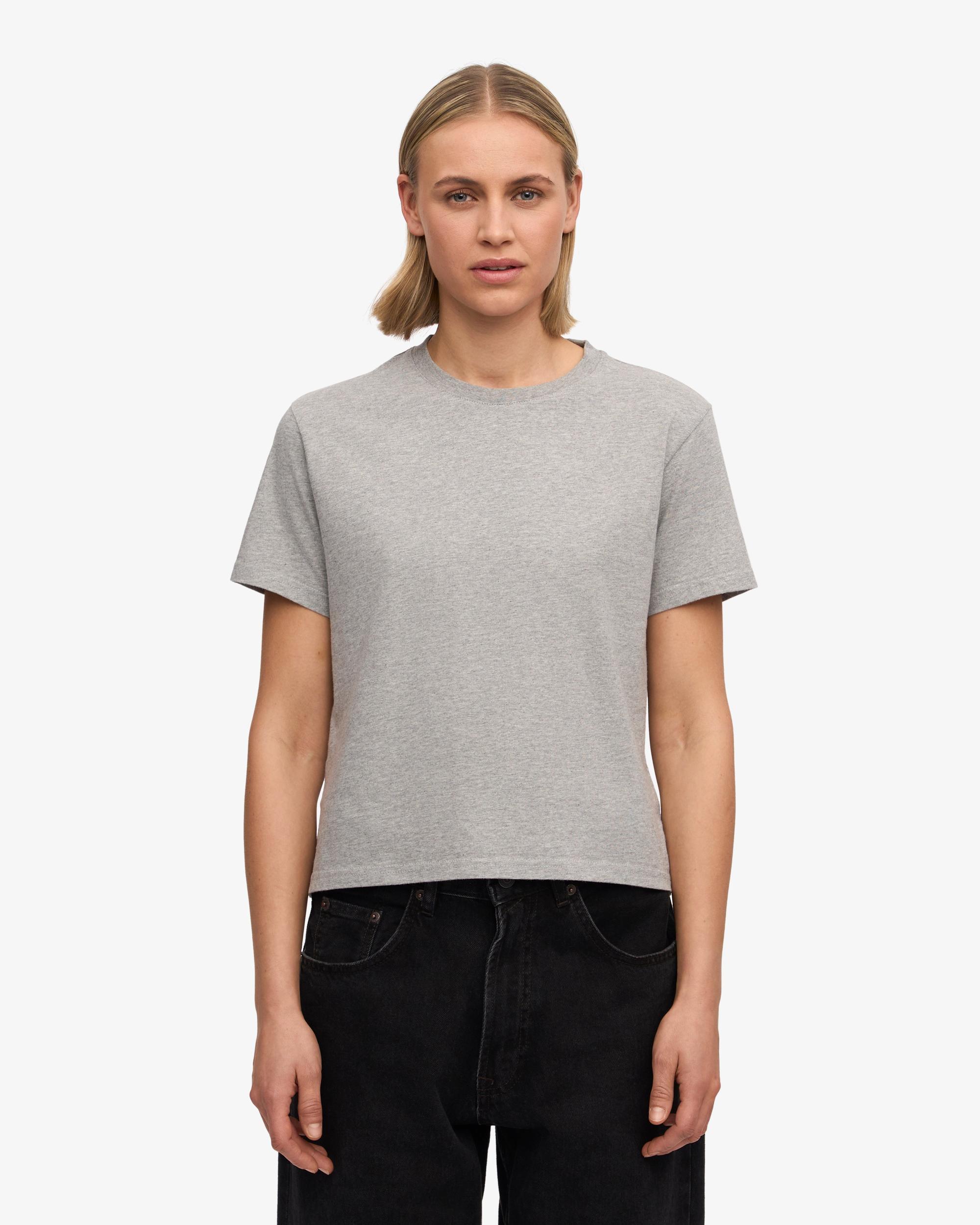Organic Boxy Crop Tee - Burned Yellow Product Image