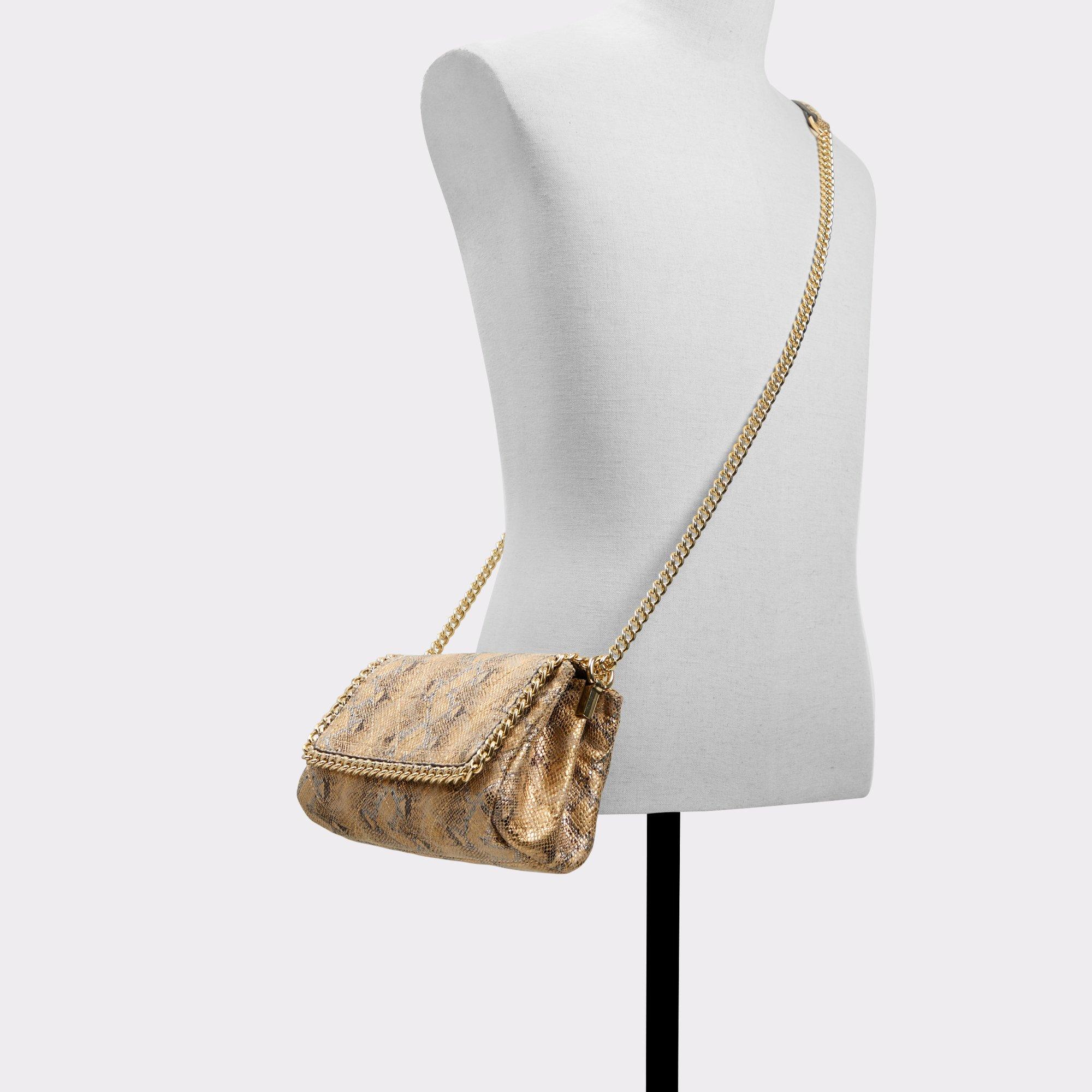 ALDO Kayleyyx - Women's Crossbody Handbag - Gold Product Image