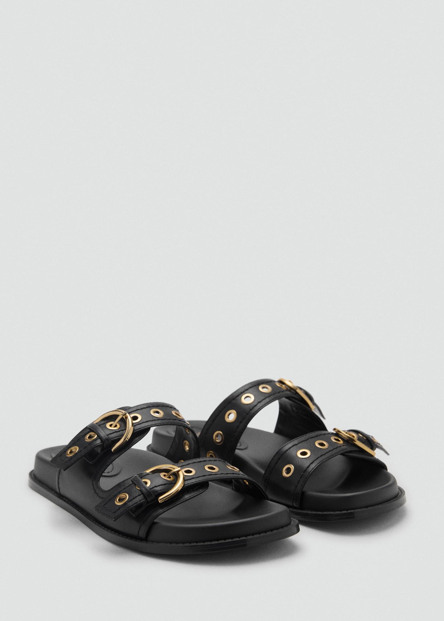 Strap sandals with buckle - Women | MANGO USA Product Image