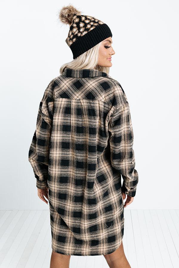 Beside The Fire Sherpa Lined Dress Product Image