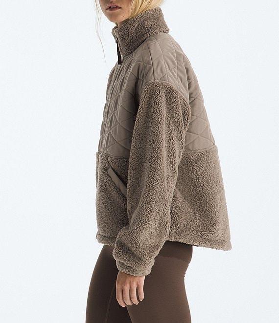 The North Face Cabin Fleece Knit Dropped Shoulder Full Zip Jacket Product Image