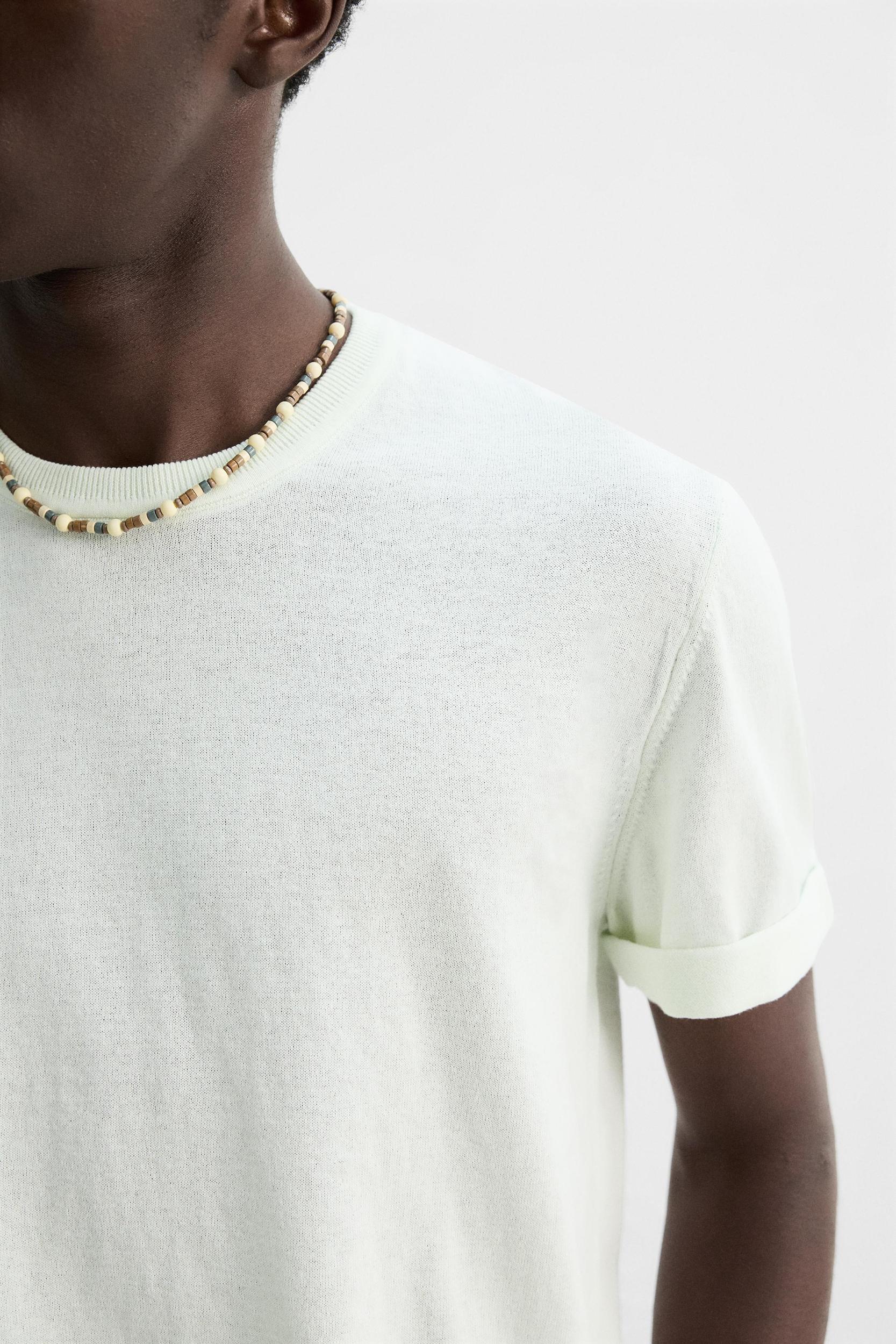 LIGHTWEIGHT KNIT T-SHIRT Product Image