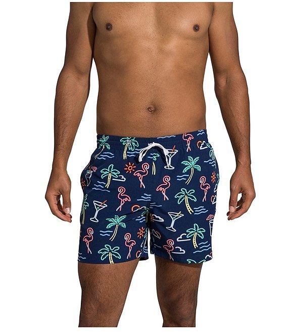 Chubbies The Neon Lights 5.5#double; Inseam Stretch Swim Trunks Product Image