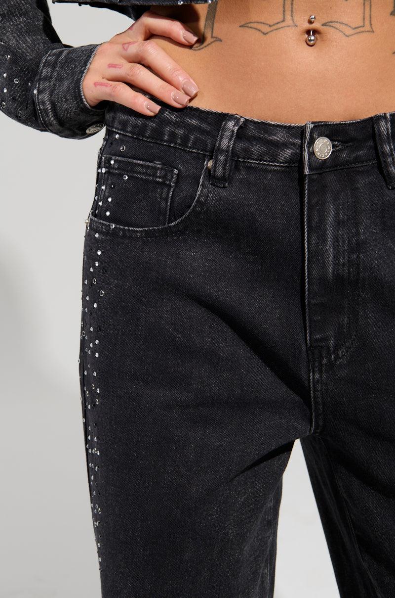 EMMIE EMBELLISHED DENIM JACKET Product Image