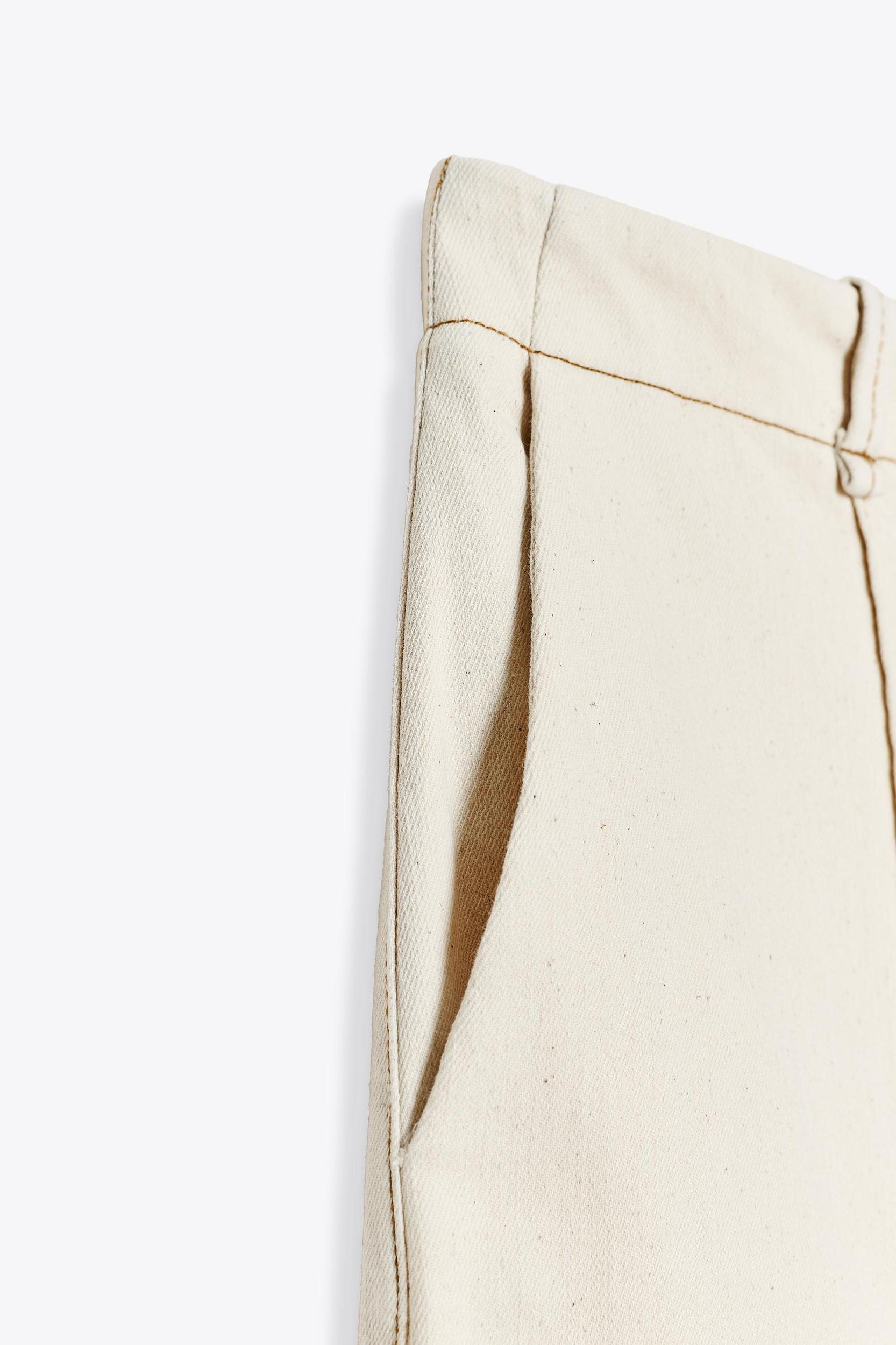 TOPSTITCHED CULOTTES Product Image