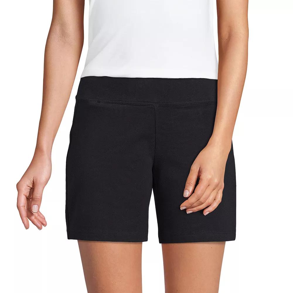 Women's Lands' End Starfish 7-in. Midrise Pull-On Shorts,  Product Image
