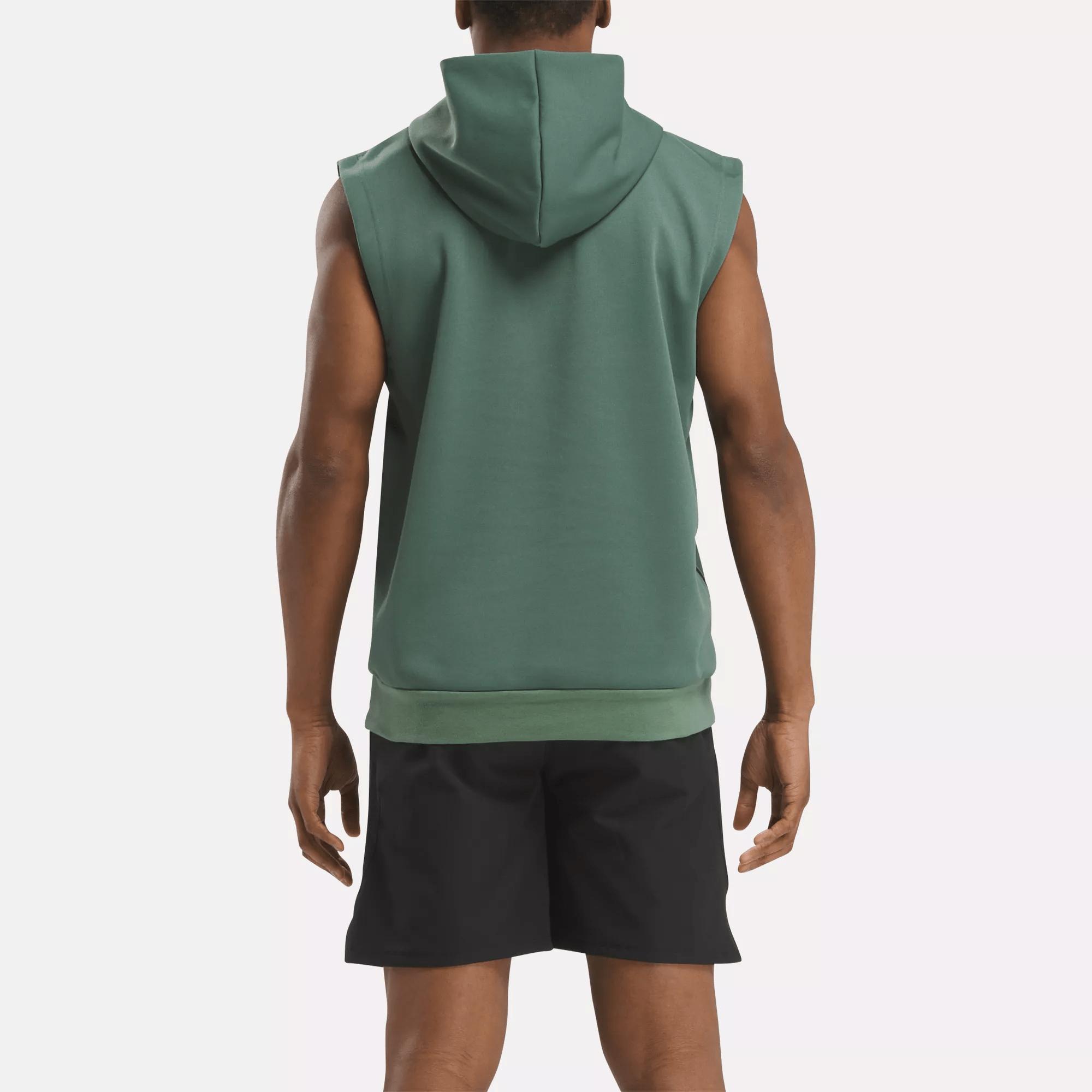 Men's Strength Sleeveless Hoodie Male Product Image