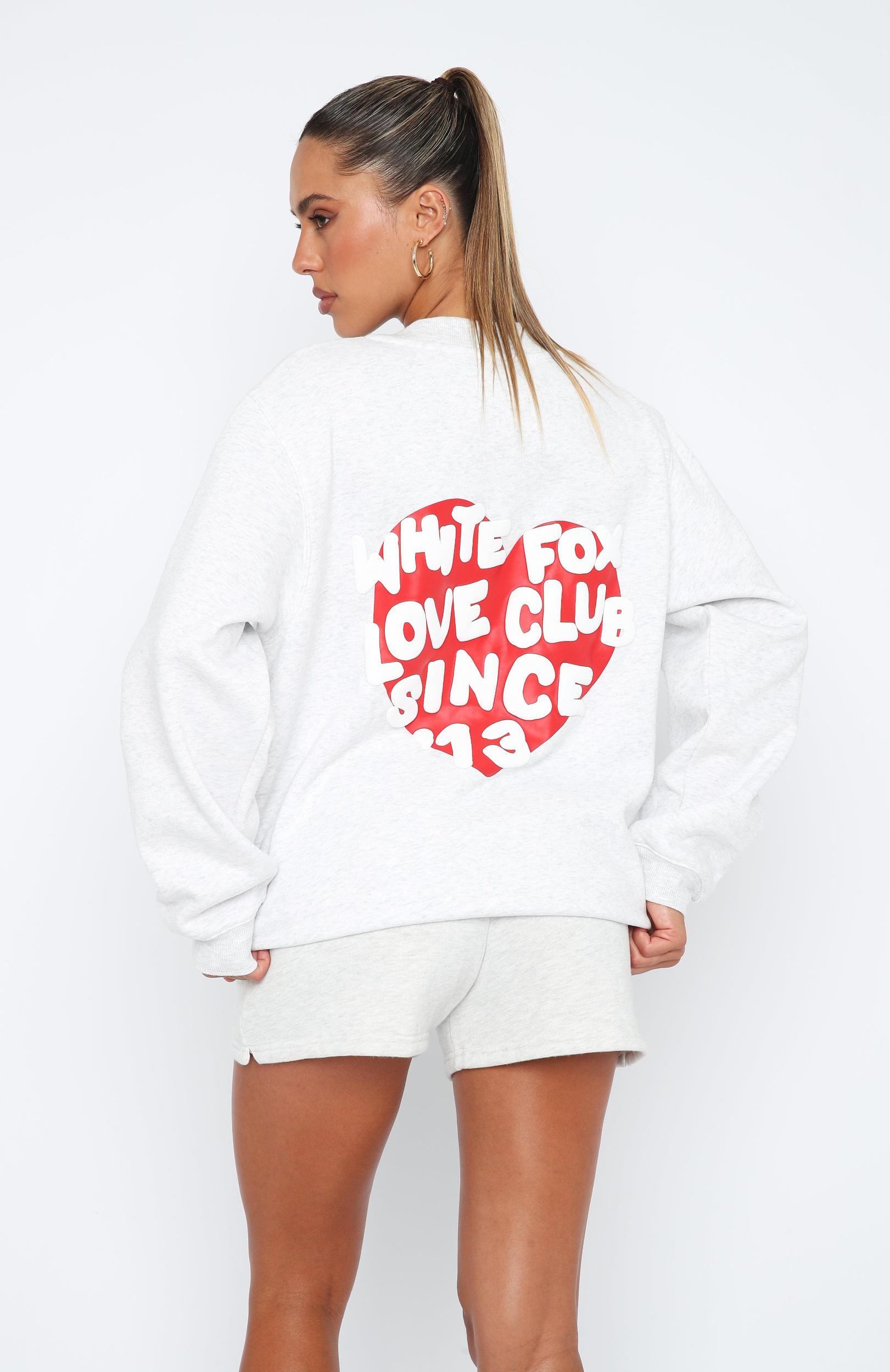 Love Club Oversized Sweater Grey Marle Product Image