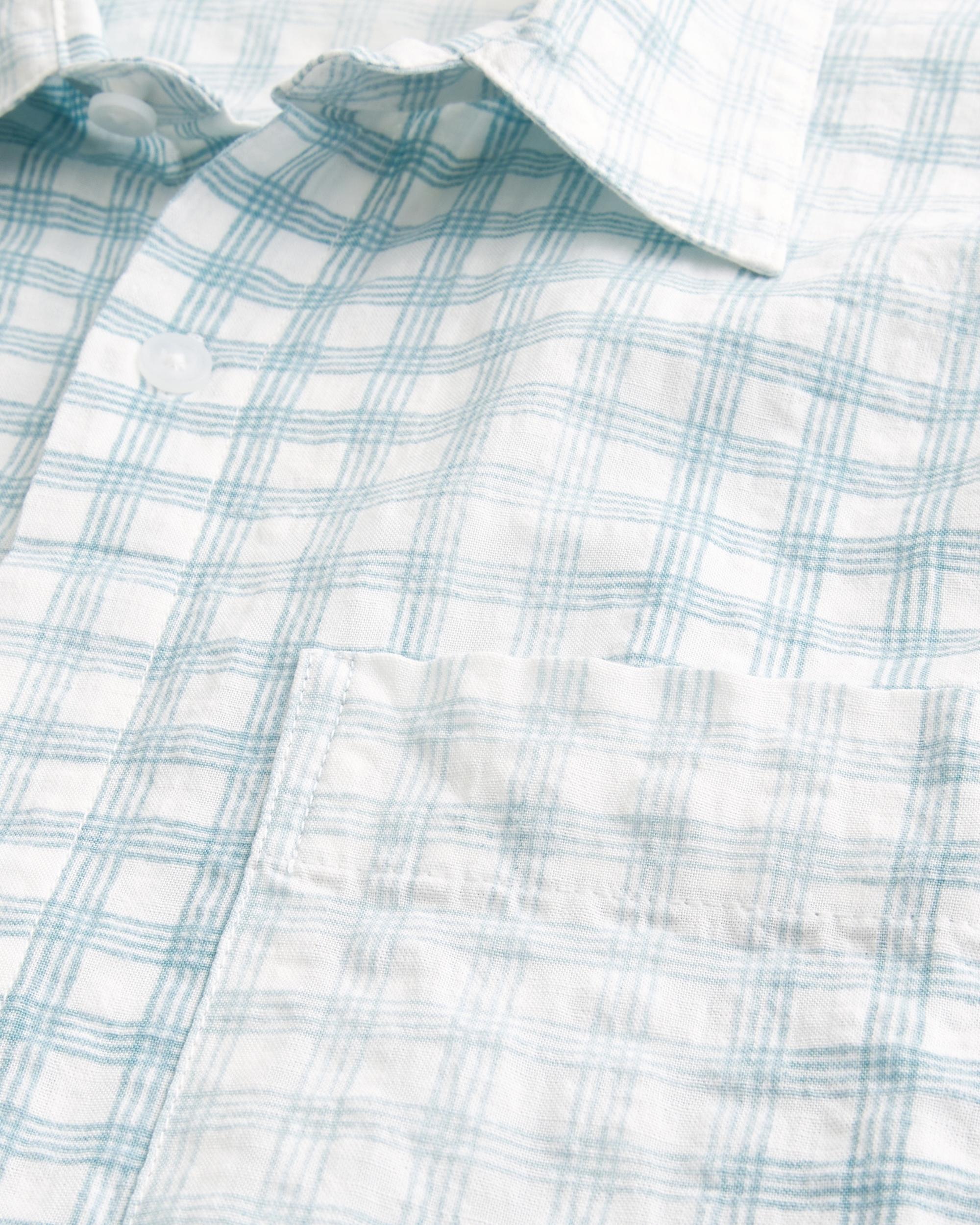 Boxy Short-Sleeve Pocket Shirt Product Image