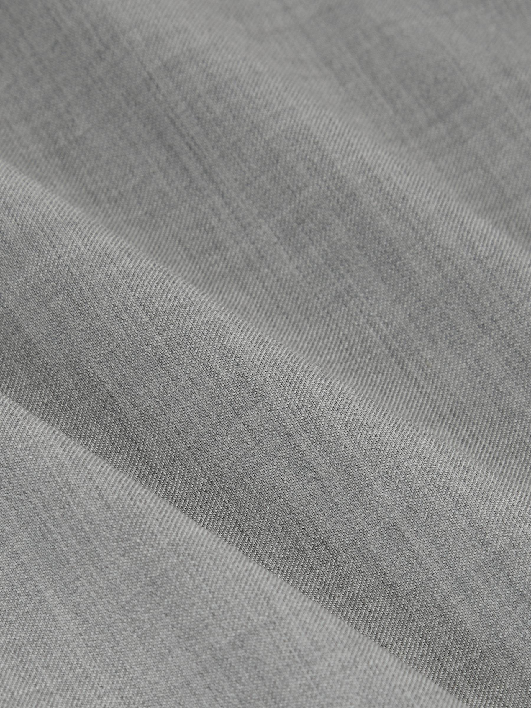 Slim-Fit Wool Single Breasted Suit Blazer in Mid Grey Product Image