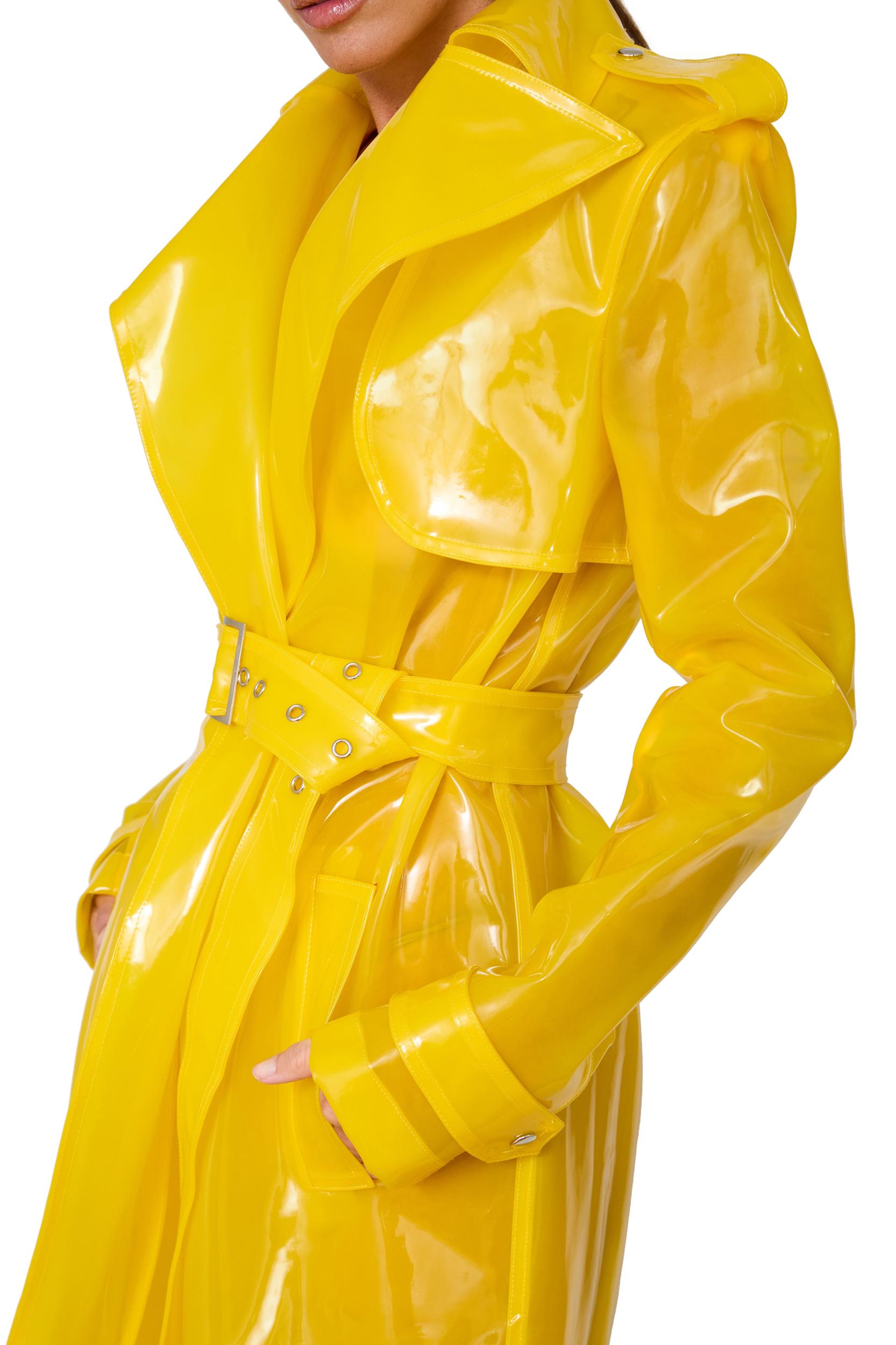 PVC Trench Coat Product Image