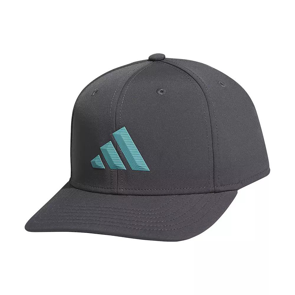 Men's adidas 3-Bar Snapback 2.0 Hat, Grey Six Product Image
